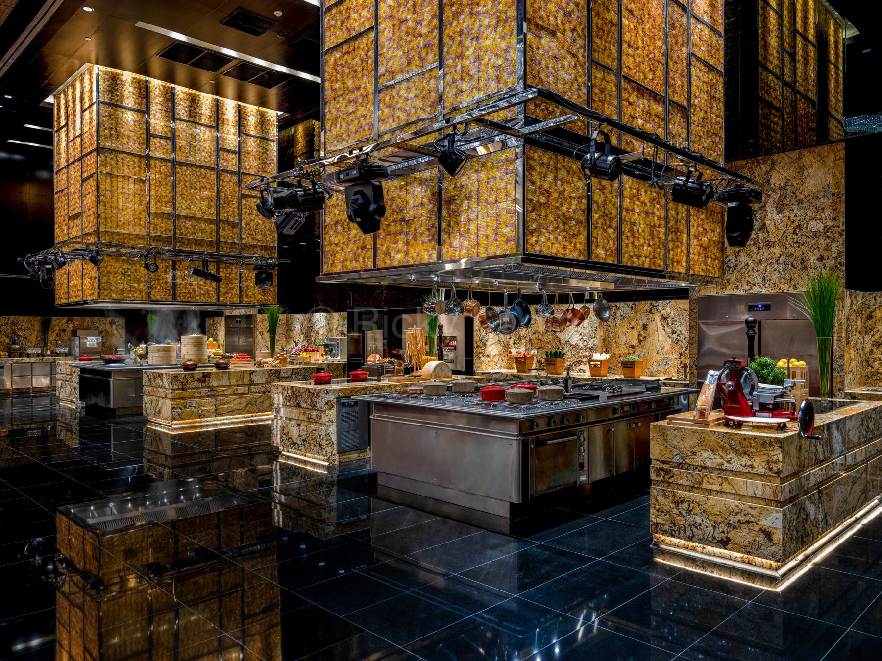Grand Hyatt Manila Ballroom Kitchen by Ricky Ladia